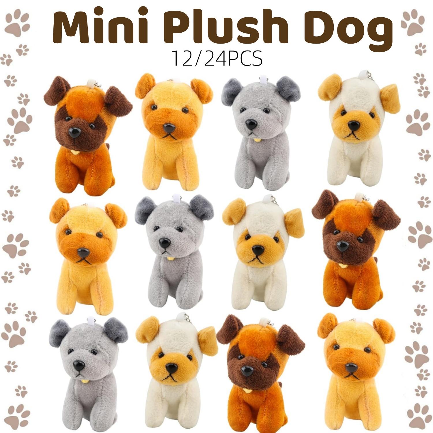 1224Pcs Mini Plush Dogs Bulk 12Cm
