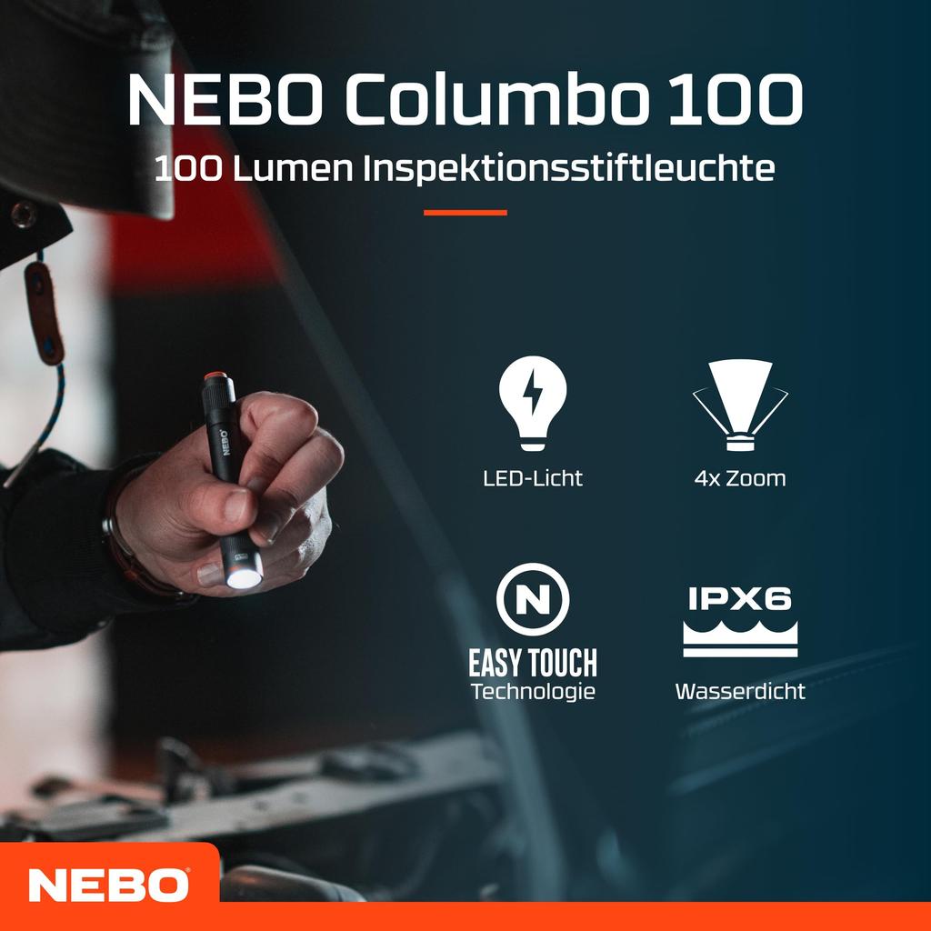 COLUMBO 100 Rechargeable LED Light (NEBPOC0006G)