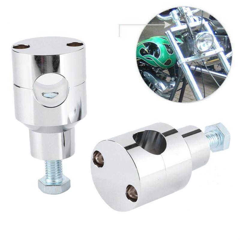 25mm/1in Handlebar Risers Clamp With Bolt Universal Motorbike Parts Fit For Bobber Chopper