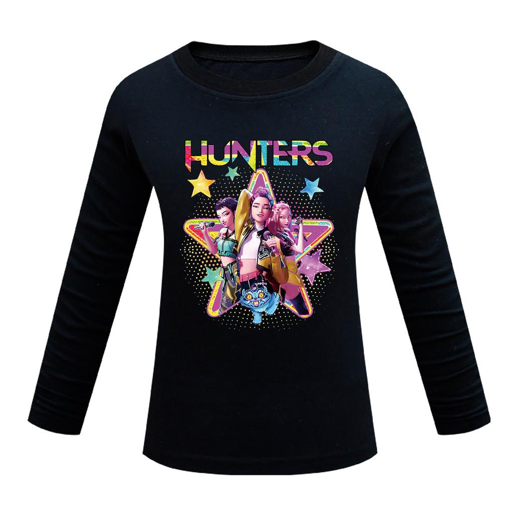 Kids Girls Anime Cartoon K-POP Printed Casual Long Sleeves T-Shirt Top