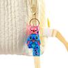 Disney Portachiavi Stitch con corna e cappello di Natale Portachiavi in PVC Carino Portachiavi di Natale per Decorazione Borsa Riempitivi per Calze Regalo