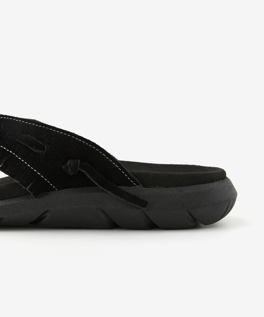 Romantic Move The Loose Flip-Flops R25M703 (Black Suede)