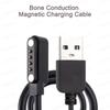 VAORLO 4 Pin 60CM Magnetic Charging Cable Suitable For New X7 Headset DGS10 Bone Conduction Bluetooth Sports Wwimming Headphones