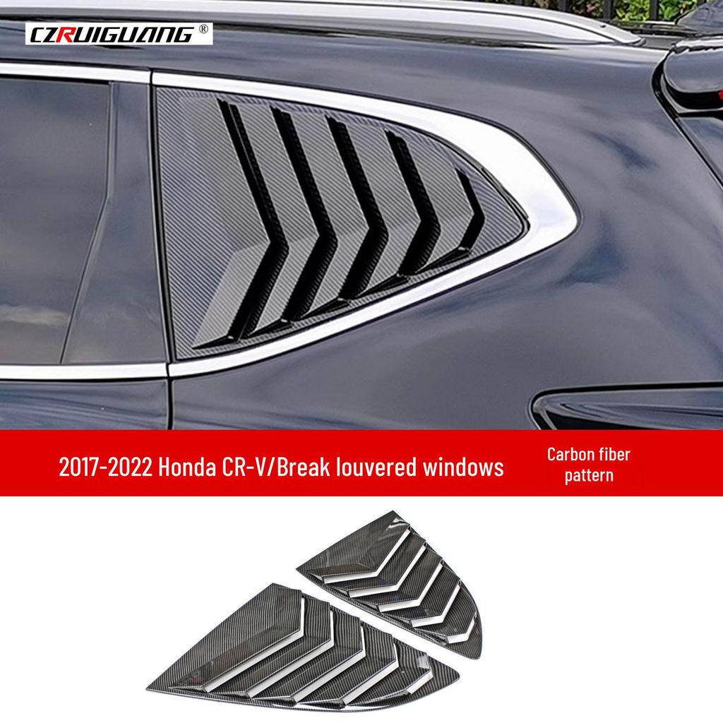 Compatible with 2021-2022 Honda CR-V: Modified Front Splitter, Roof Spoiler, Front Lip, Rear Spoiler, Louvered Grille, Body Kit.