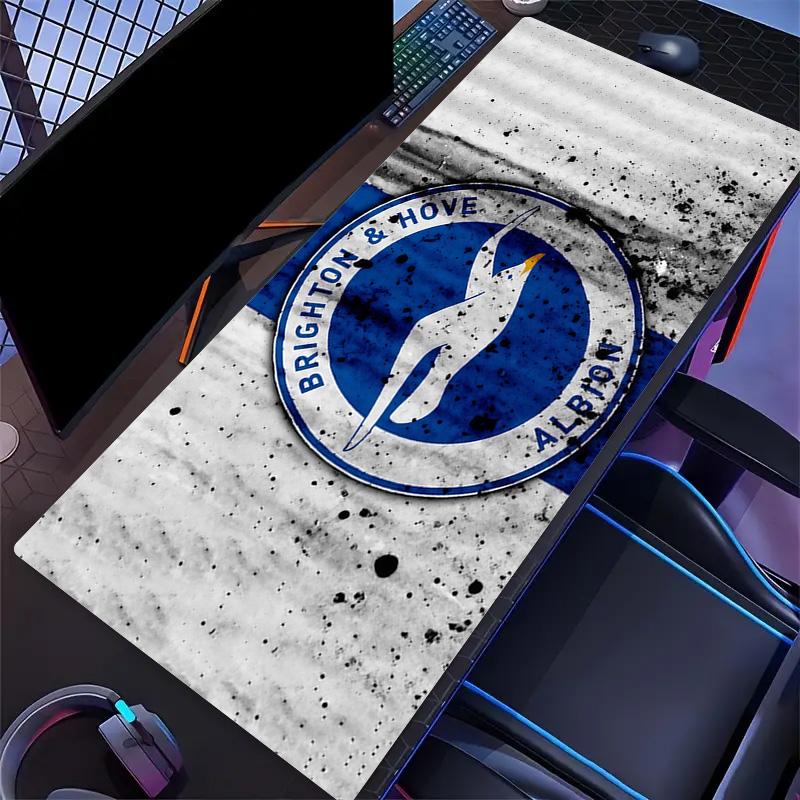 Brighton & Hove Albion Print Cushion Non-slip Laptop Tablet Big Mousepad XXL Mat Mini PC Playmat With Lock edge