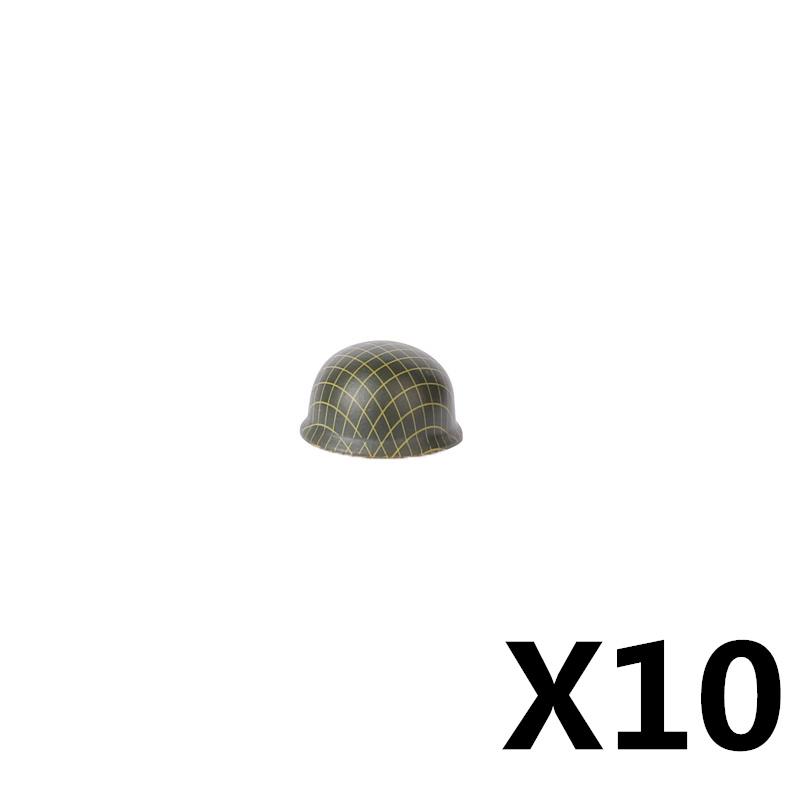 Military Figure MOC Building Block Accessories Vest Equipment Soviet American Soldier Helmet Hat Kit Mini Brick Toy Gift K48