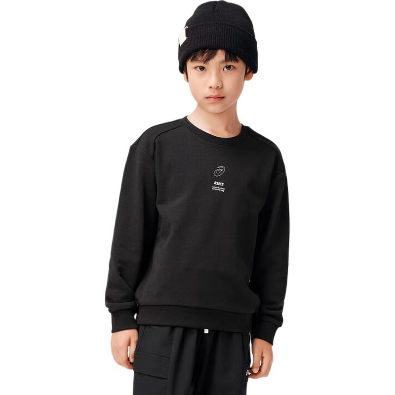 Asics Youth Unisex Long-Sleeve Basic Sweatshirt