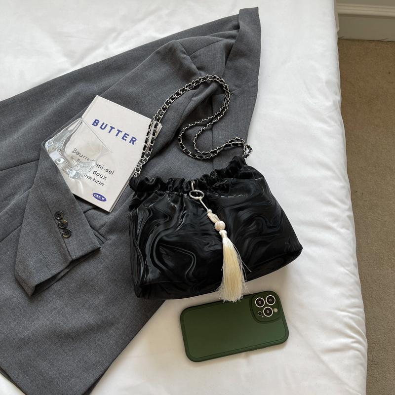 Neuer chinesischer Stil Chinesischer Stil Eimertasche neue Sommer Pendeltasche Kettenträger Umhängetasche Schultertasche