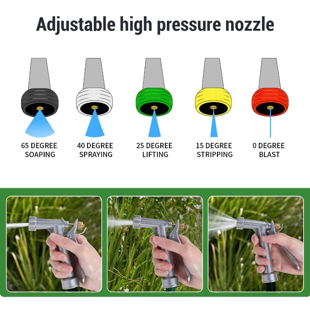 High Pressure High Pressure Nozzle Adjustable Water Nozzle Sprayer Garden Hose Nozzle  Washing Car