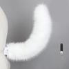 Faux Furs Foxes Therians Tail Electric Wolf Cats Foxes Tail Movable Animal Tail for Christmas Halloween Cosplay Party