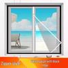 Nano Anti-Mosquito Insect Screen: Invisible Velcro Self-Install Mesh for Home Windows