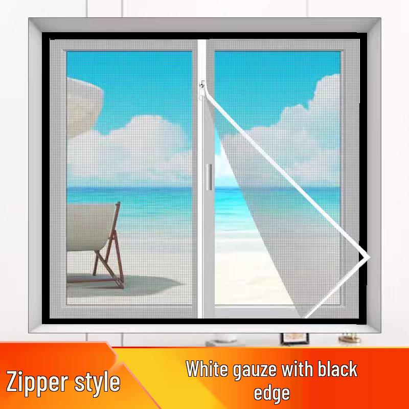 Nano Anti-Mosquito Insect Screen: Invisible Velcro Self-Install Mesh for Home Windows