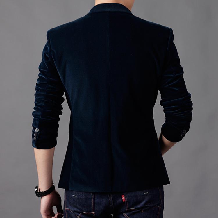 Giacca da uomo in velluto autunnale, giacca da sposa, giacca casual alla moda, blazer da uomo, blazer da lavoro