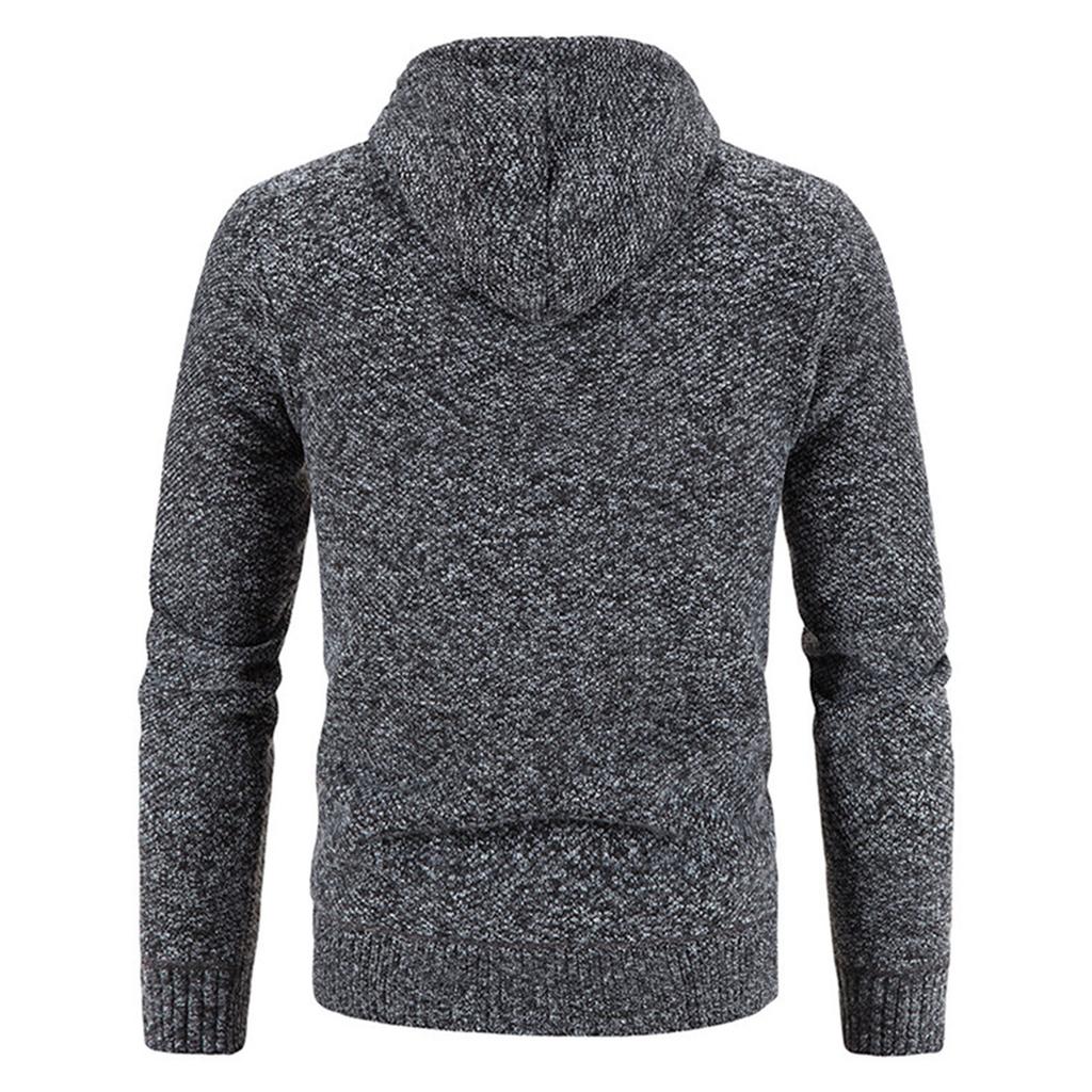 Cardigan  Leisure  Loose  Hooded Hood  Knitted Sweater