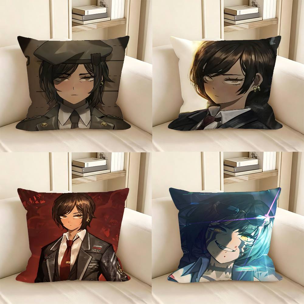 1pc Outis Game Limbus Company Pillow Case Fashion Square Pillowcase Bedroom Sofa Room Ins Decoration Leisure