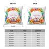 Pillow Cover Happy Easter Day Pattern Cushion Cover Egg Kawaii Pillow Case For Wedding Party Home Decor Pillowcases
