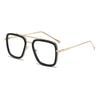 Stylish Men's Square Frame Sunglasses Inspired by Iron Man and Spider-Man - Trendy European and American Design, Large Frame