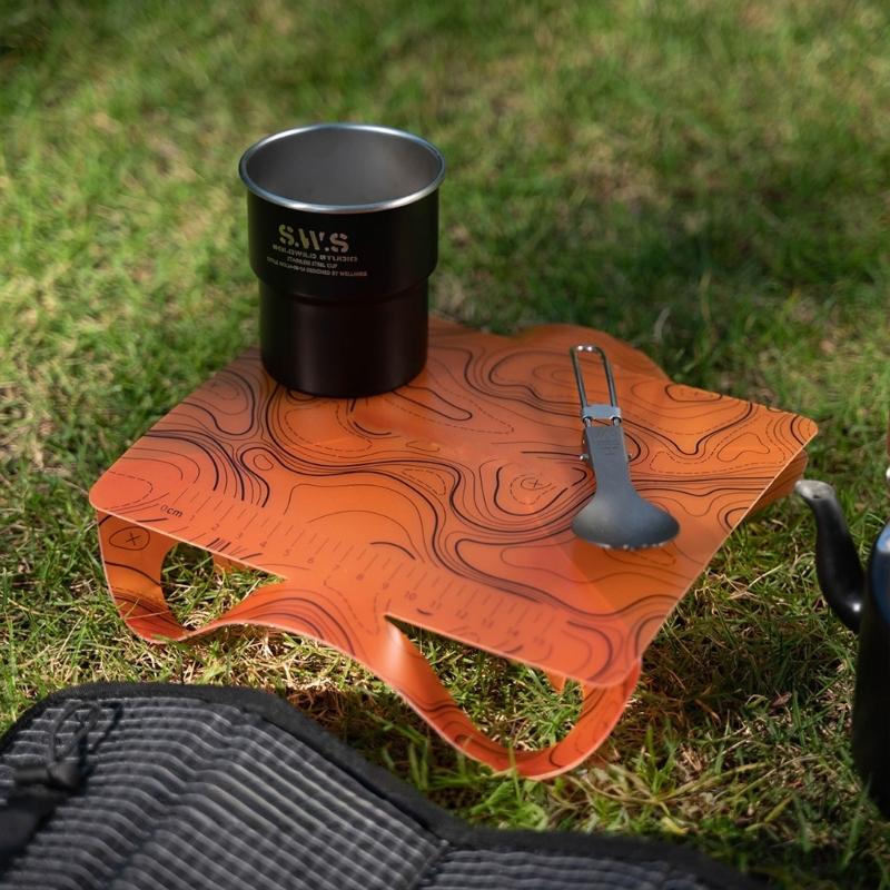 1/2Pcs Outdoor Plastic Card Type Cutting Board Folding Table Vegetable Fruit Cutting Mat Camping Table Easy to Clean