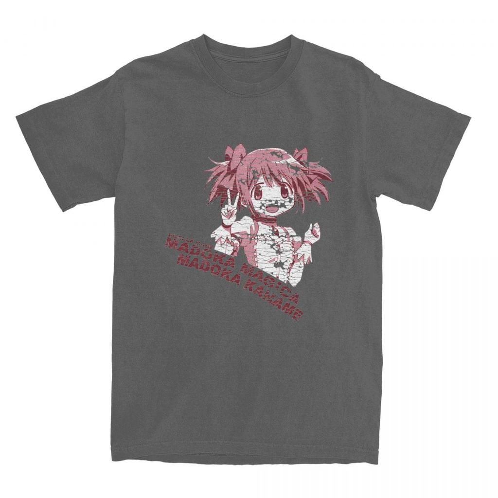 Madoka VINTAGE Madoka Magica Kızları Anime Ürünleri Tişört Erkek Kadın Yaratıcı %100 Pamuk Klasik Giysiler