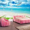 Photo Wallpaper 3d Seaside Landscape Murals Living Room Tv Sofa Modern Simple Home Decor Wall Mural