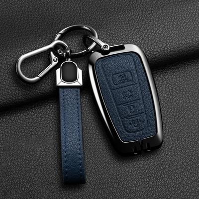 Zinklegierung Auto Schlüsselanhänger Hülle Schale Fob Für Toyota Prius Camry Corolla CHR C-HR RAV4 Land Cruiser Prado Auto Schlüsselanhänger Zubehör
