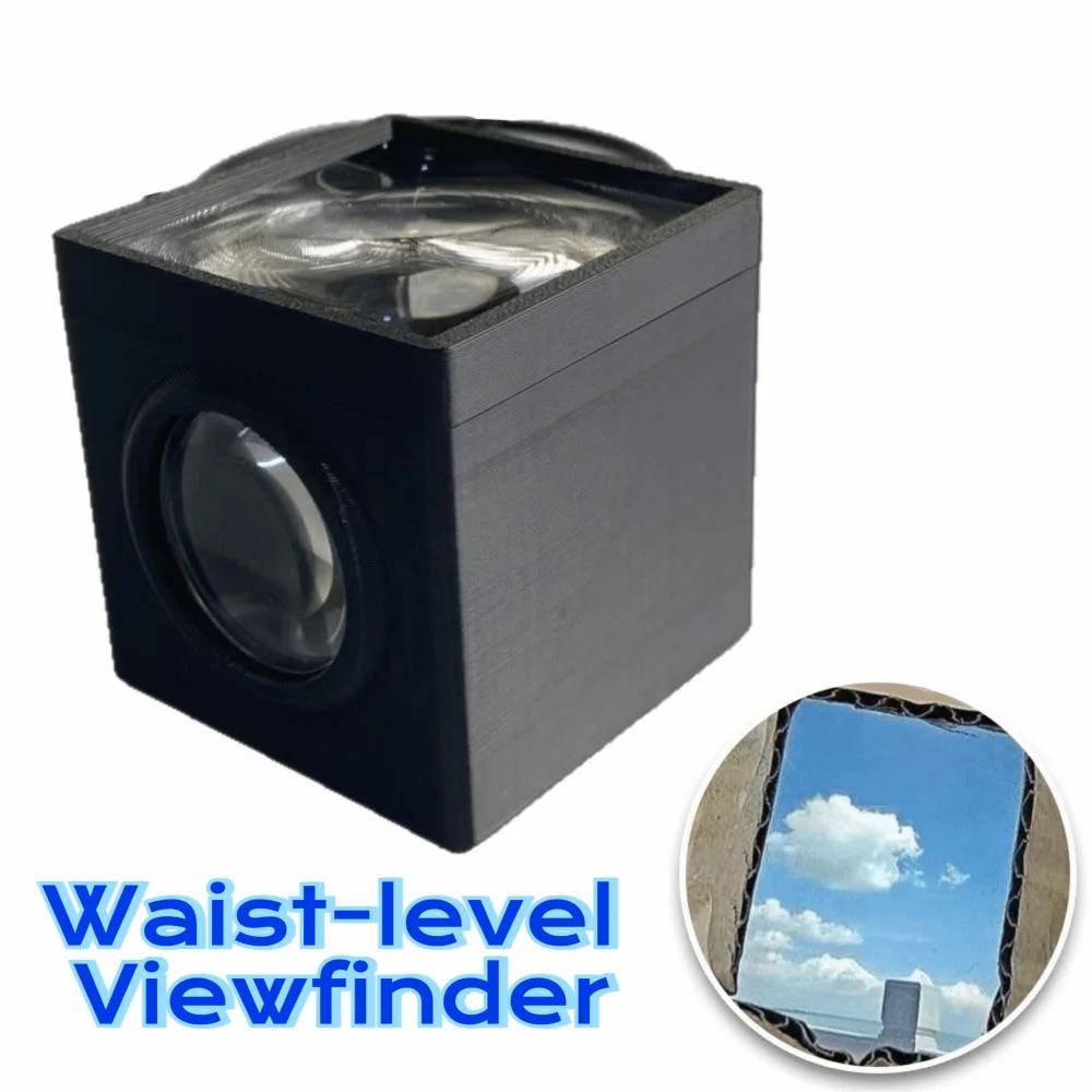 Gifts Handmade Waist-level Viewfinder 3D Printing Portable 50 Optical Lens DIY Fresnel Lens