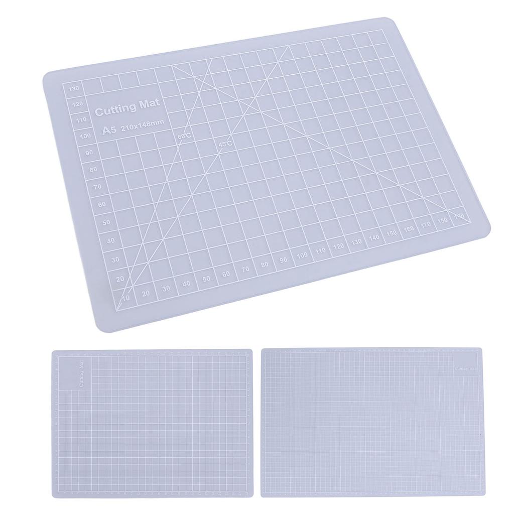 Transparent Cutting Mat Composite PVC Versatile Non Slip Pad Board for Crafting Writing Painting