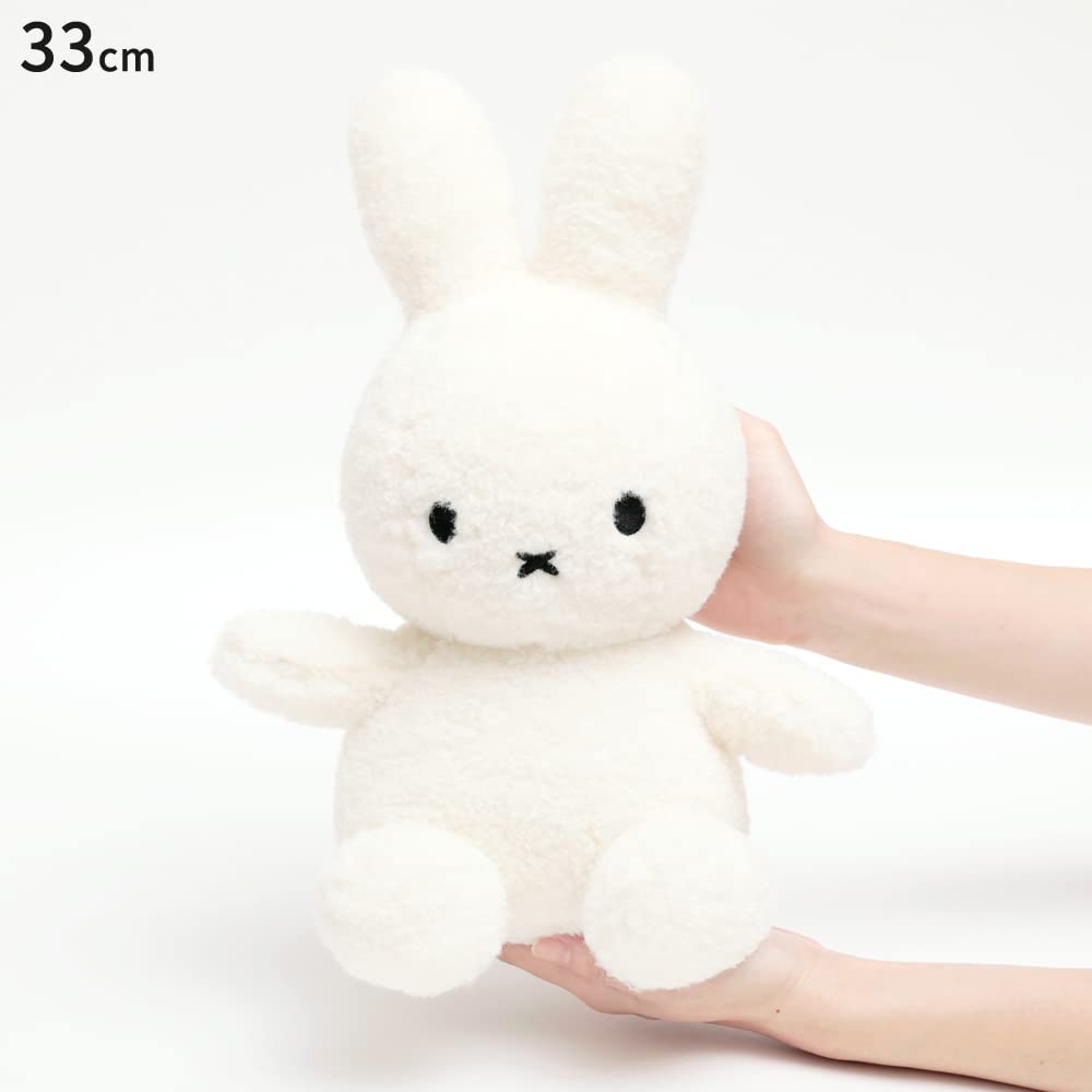 BON TON TOYS Miffy Recycled Teddy Bear, 33cm, BTT-012 (Matcha Green)