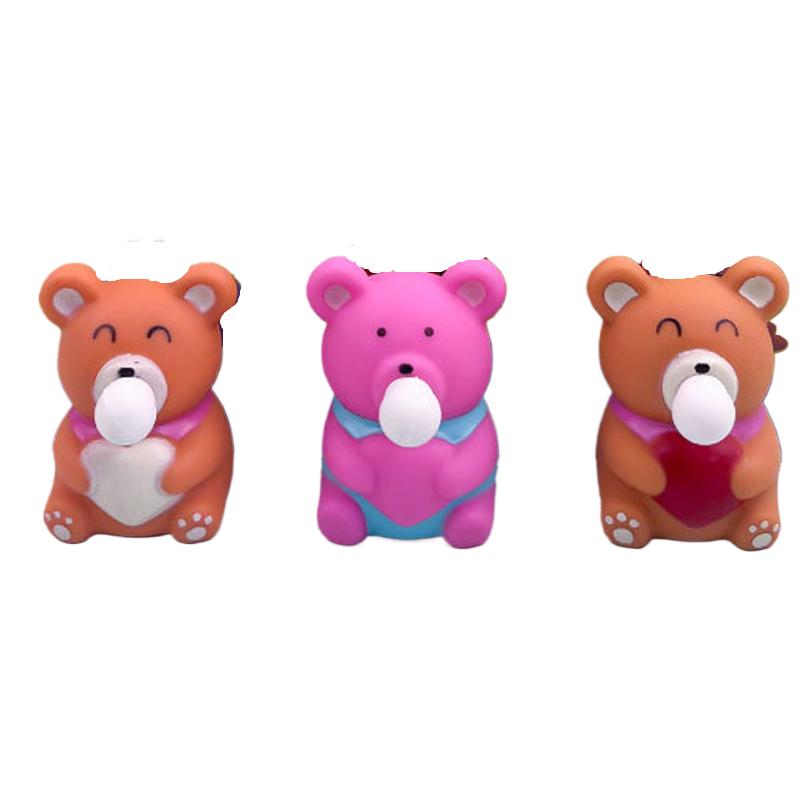 Funny Kawaii Squeeze Blowing Bubble Animal Sloth Sloth Bear Mermaid Pinch Stress Relief Doll Ornaments Kids Toy Gift Baby Prizes