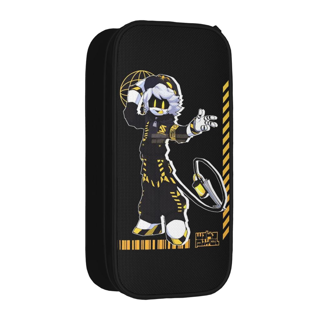 Murder Drones Serial Designation N Pencil Cases Anime Drone Killer Pen Holder Bags Big Capacity School Pencilcases Stationery