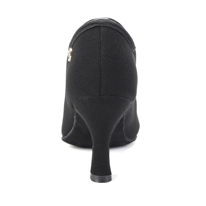 Women Standard Ballroom Dance Shoes Oxford Cloth Outsole Practice Competition Modern Dancing Shoe Dance