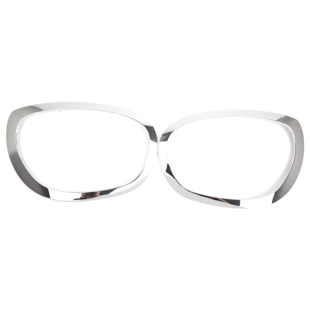 Headlight Trim, 2PC Left and Right Headlight Frame Bezel Surround Cover Replacement for BMW Mini F60 F61 2017 2023,