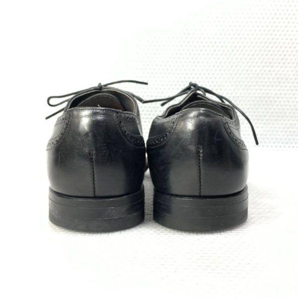 Vintage 80s Department Store Comfort PLUS Sears Hanover Size 10D B 28.0cm Full Brogue Black(USED)