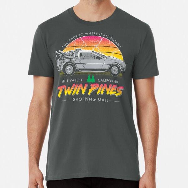 Back To the Mall - Retro 80s Sci Fi  Movie T-Shirt S-5XL Best T-Shirt