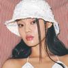 Poesiedame CORSAGE BUCKET HAT IN CREAM