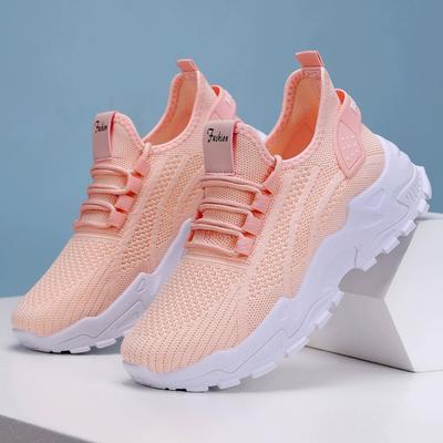 Damskie buty sportowe Tenisowe Damskie sportowe Siłownia Buty do biegania Sznurowane Buty codzienne Siatkowe oddychające Dla kobiet