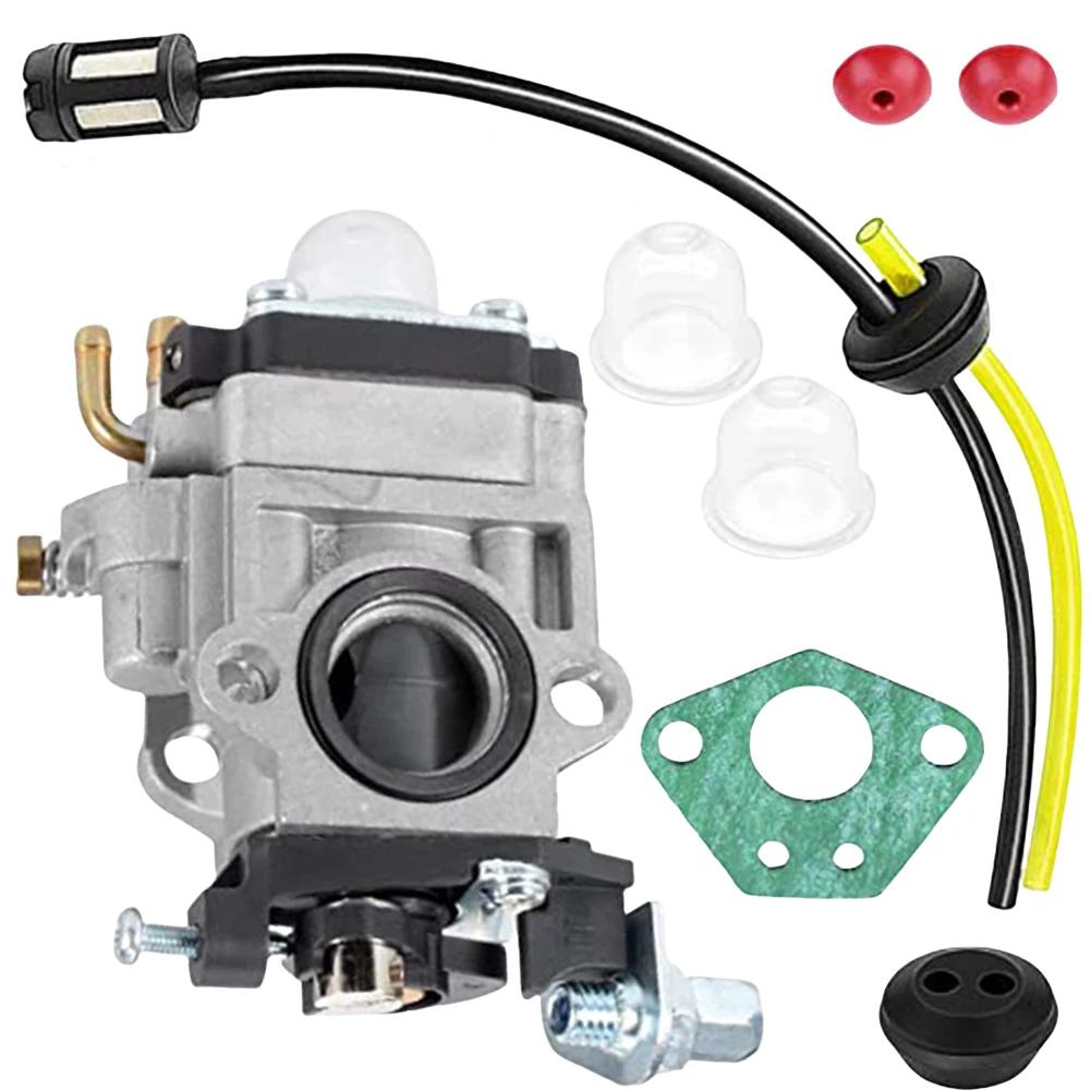15mm Carburetor W/Gasket For 2-stroke Engine For 50cc 52cc 49cc 47cc 43cc 33cc Lawn Mower Engines Brush Cutter Grass Trimmer