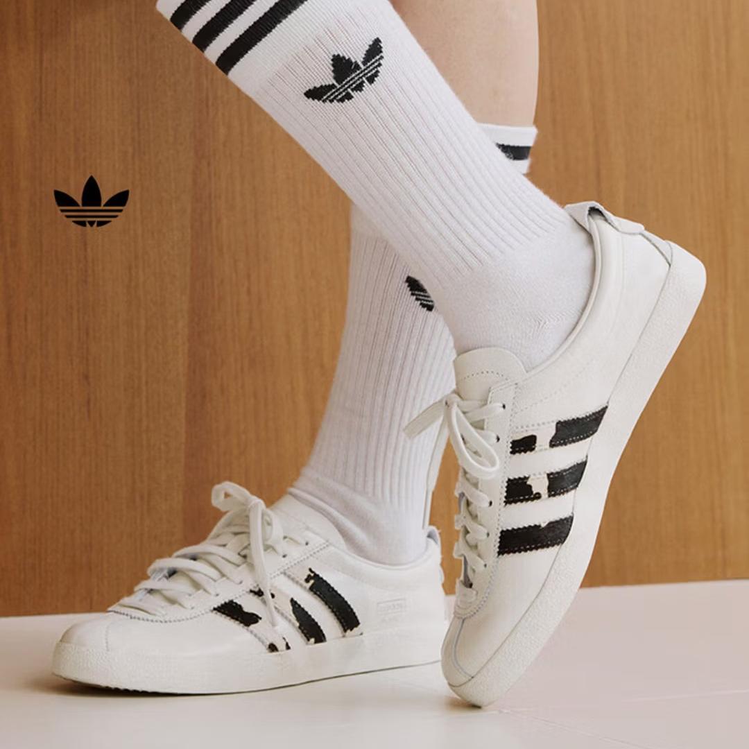

Adidas BLANC Классические Простые Спортивные Обувь - Женская - Adidas Трилистник JS0232 35.5 белый