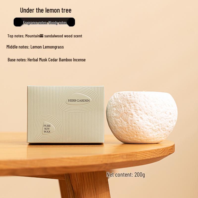 

High-End Ceramic Soy Aroma Candle - Smokeless Fragrance for Home, Hotel, or Bedroom - Perfect Birthday Gift Net Weight 200g