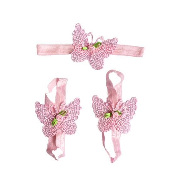 

3 шт./компл. головной убор с цветком для ног, разноцветные украшения, милый орнамент, повязка на голову, головной убор для фотографии новорожденных #6