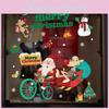 Colorful Pvc Holiday Static Cling Decorations For Charming Christmas Window Displays