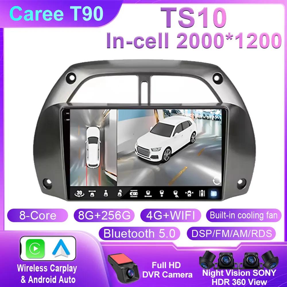 Android 14 For Toyota RAV4 Rav 4 2001 2002 2003 2004 2005 2006 Car Radio Multimedia Player Wireless Carplay Stereo GPS NO 2 DIN