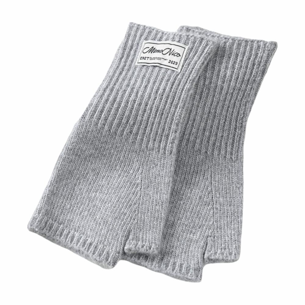 Touchscreen Knitted Gloves Knitted Half-Finger Gloves New Warm Wrist Cover Gloves Writing Use