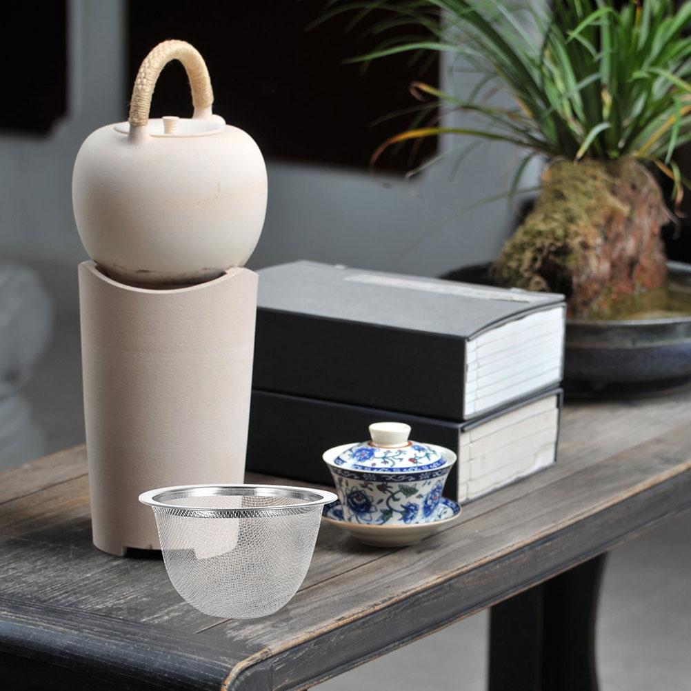 10 Pcs Tea Infuser Filter Cup Strainer Loose Screen Strainers for Coffee Mesh Teapot Insert Make