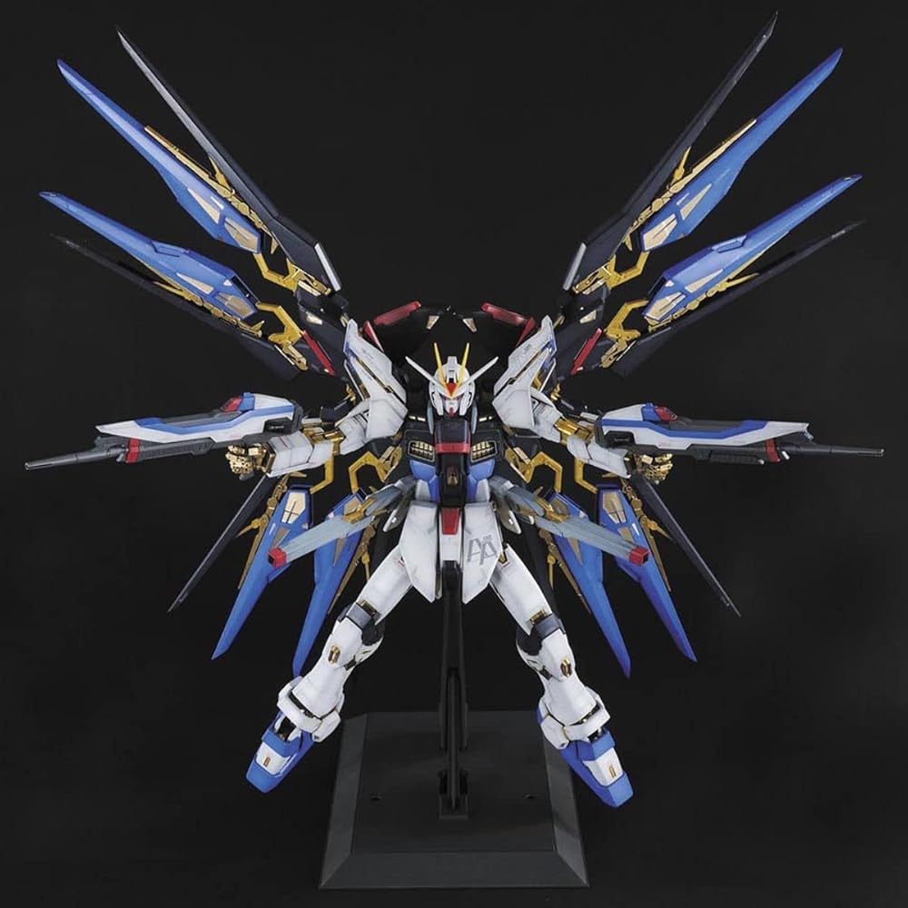 Bandai Spirits PG Strike Freedom Gundam 1/60 Scale Color-Coded Model Kit Anime Collectible