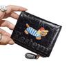 Fashion PU Leather Short Wallet Large Capacity Lightweight Card Bag Wallet Cute Cartoon Women Wallet