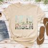 He Is Risen Matthew Easter T Shirt for Women Christian Religious Graphic Tees Casual Short Sleeve Faith Based Holiday Tops