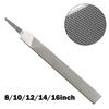 8in-16inch Industrial Steel Files Medium Teeth Rasps Flat File For Fitter Metalworking Woodworking Steel Rasp File