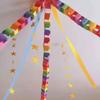 300PCS/Set 25*4cm DIY Paper Chains Mixed Color Party Decorative Chains  Party Supplies