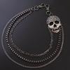 Punk Metal Skull Waist Chain With Spike Decor For Men And Women Fashion Accessory